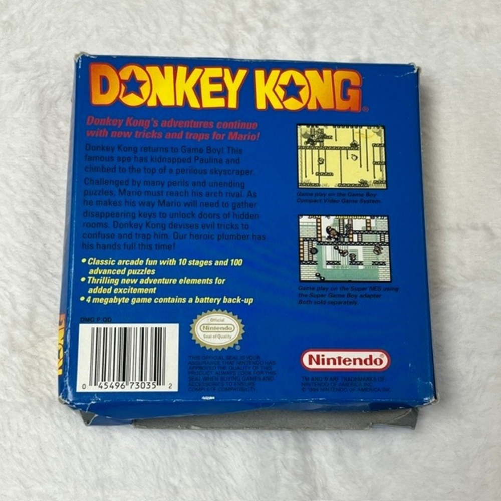 Nintendo Game Boy DMG-01 Console Donkey Kong CIB Bundle Original Box Manuals - Picture 11 of 12